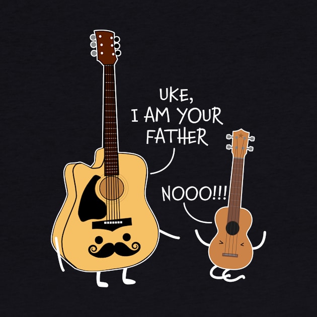 Uke I Am Your Father T Shirt Ukulele Guitar Music by Danielsmfbb